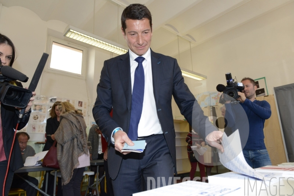 Election municipale à Cannes : Votes de David Lisnard et Philippe Tabarot, tous les 2 soutenus par l UMP