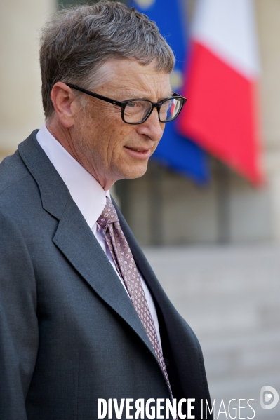 François Hollande reçoit Bill Gates