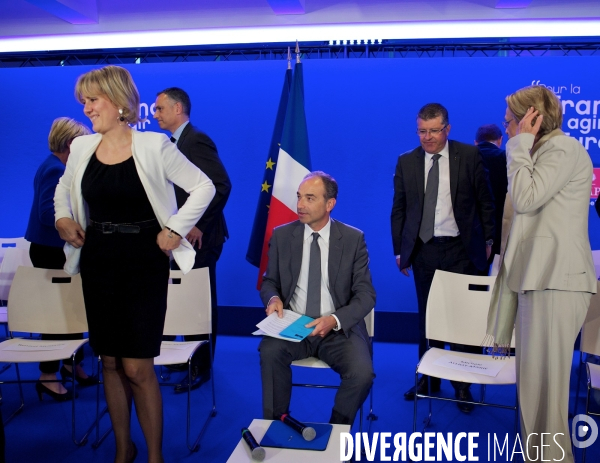 Conférence de presse de l ump concernant les élections européennes