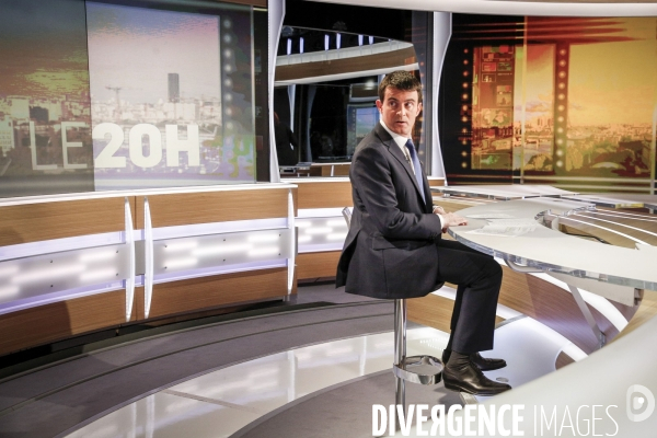 Manuel Valls au 20h00 de TF1