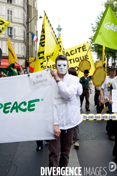 Rassemblement anti-nucléaire, Paris, 30/04/2011