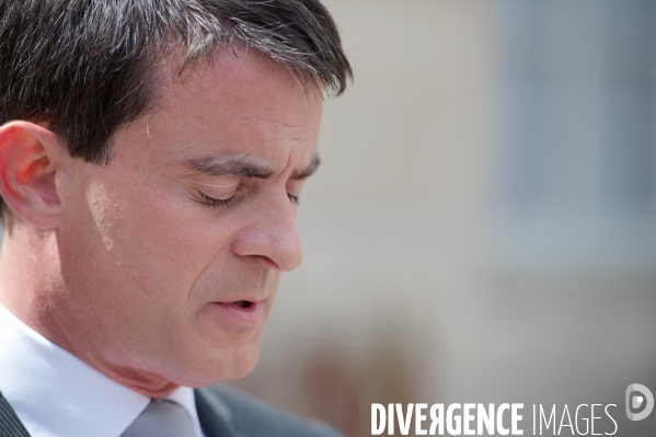 Manuel Valls reçoit Les organisations syndicales et patronales