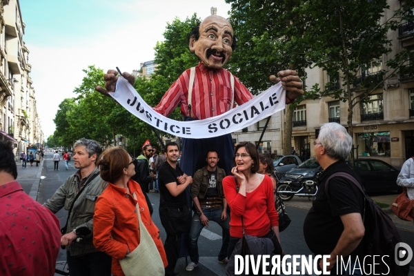 Manifestation intermittents, Paris