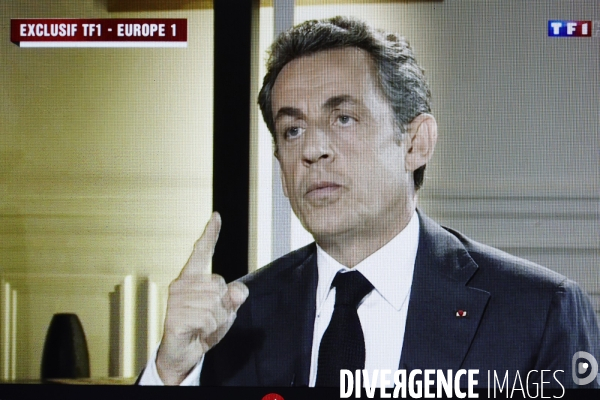 Interview tf1 Nicolas Sarkozy