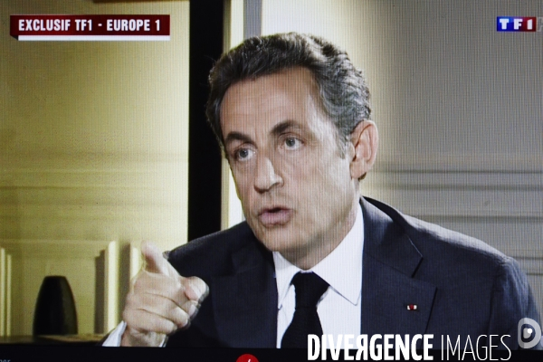 Interview tf1 Nicolas Sarkozy