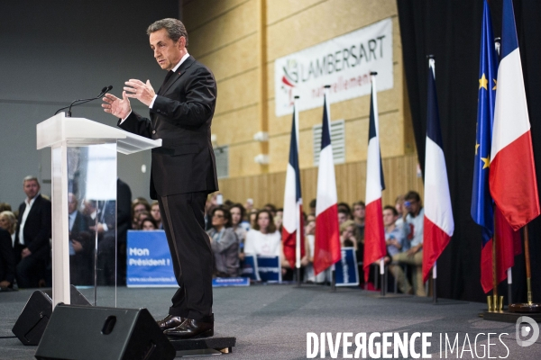 Lambersart, meeting de Nicolas Sarkozy