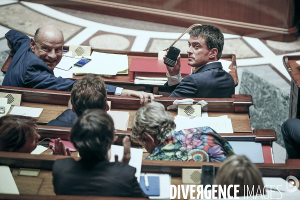 Manuel Valls, déclaration de politique générale et vote de confiance