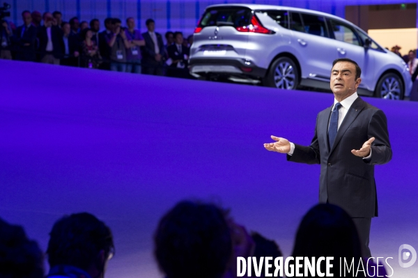 Les chefs d entreprise au Mondial de l Automobile 2014.