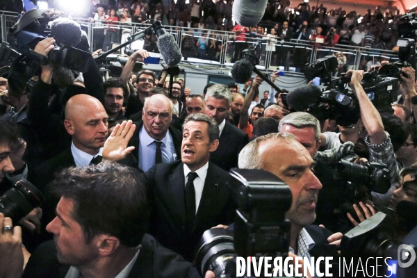 Nicolas Sarkozy en meeting à Lambersart