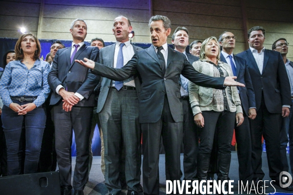 Nicolas Sarkozy en meeting à Lambersart