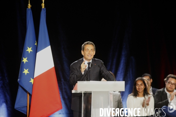 Meeting de Nicolas SARKOZY à la Porte de Versailles pour la presidence de l UMP