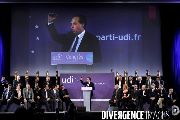Congrès de l UDI. Jean-Christophe LAGARDE, président.
