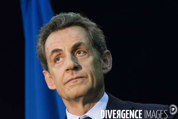 Boulogne-Billancourt : Meeting de Nicolas Sarkozy