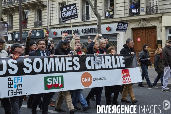 Manifestation rassemblement Charlie Hebdo dimanche 11/01
