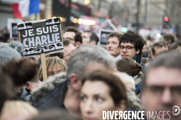 Nation - 11 janvier 2015 - Marche Charlie Hebdo