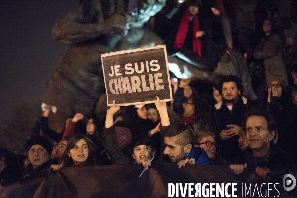 Nation - 11 janvier 2015 - Marche Charlie Hebdo
