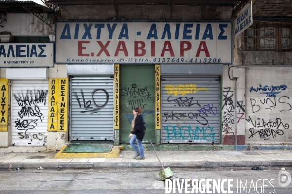Athènes / Grèce / J-1 avant les élections législatives anticipées du 25 janvier 2015