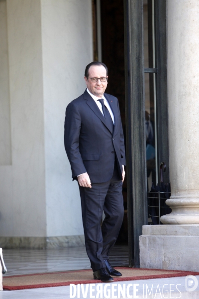 François HOLLANDE reçoit le nouveau Premier Ministre Grec, Alexis TSIPRAS