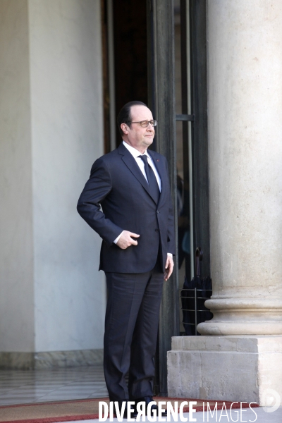 François HOLLANDE reçoit le nouveau Premier Ministre Grec, Alexis TSIPRAS