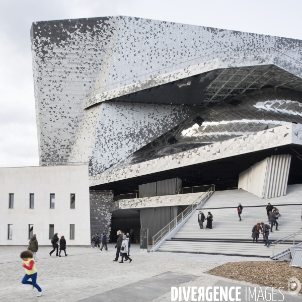 La Philharmonie de Paris, conçue par l architecte Jean Nouvel, février 2015.