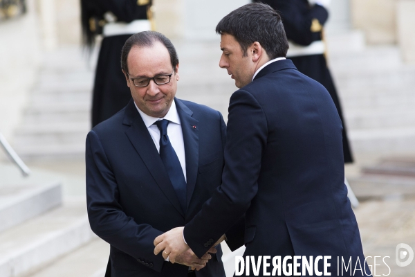 Elysee : Hollande-Renzi