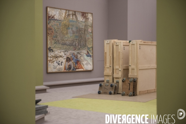 Installation de l exposition Bonnard au musée d Orsay