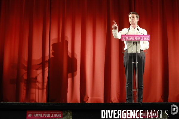 Manuel Valls Départementales 2015 Gard Vauvert