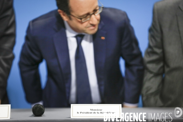 François Hollande à l Haÿ-les-Roses
