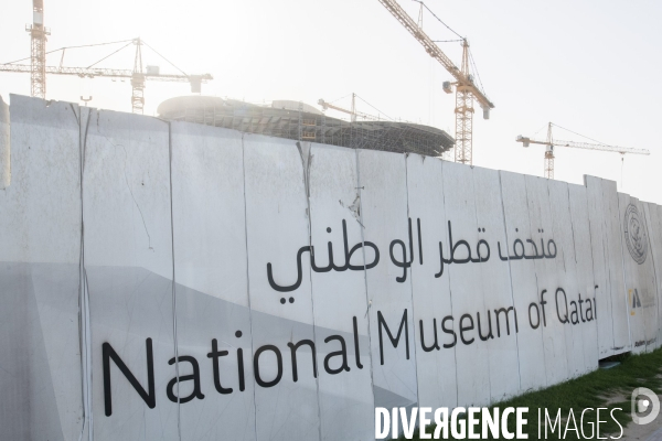 Doha, Qatar - Chantier du National Museum of Qatar - Jean Nouvel