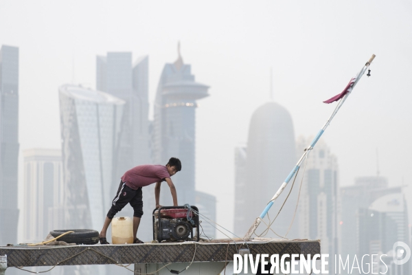 Travailleurs immigrés, Doha, Qatar, 2015.