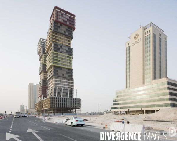 Doha, Qatar, 2015. Lusail City, ville nouvelle en construction