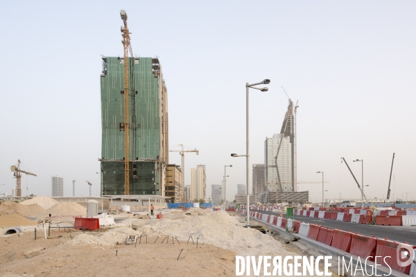 Doha, Qatar, 2015. Lusail City, ville nouvelle en construction