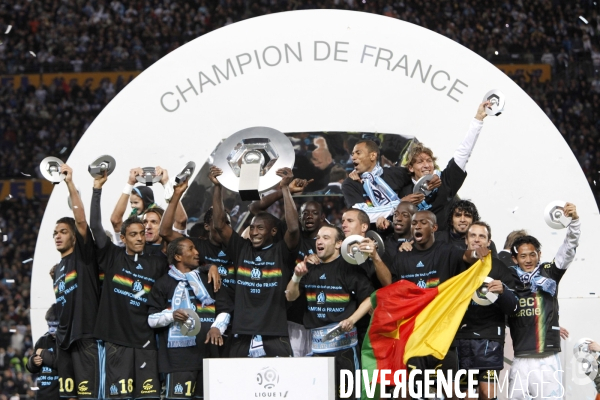 Football: Marseille Champion de France de Ligue 1.