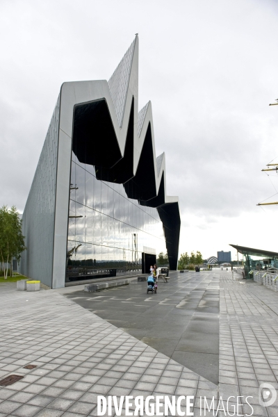 Le Riverside Museum.Musee des transports a Glasgow.