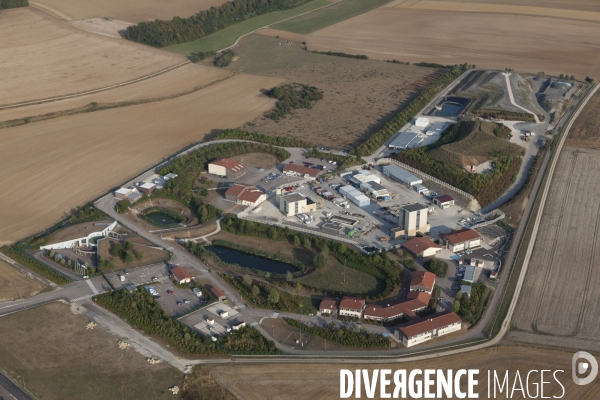 Vue aérienne du laboratoire de l Andra à Bure, projet Cigéo de stockage des déchets radioactifs