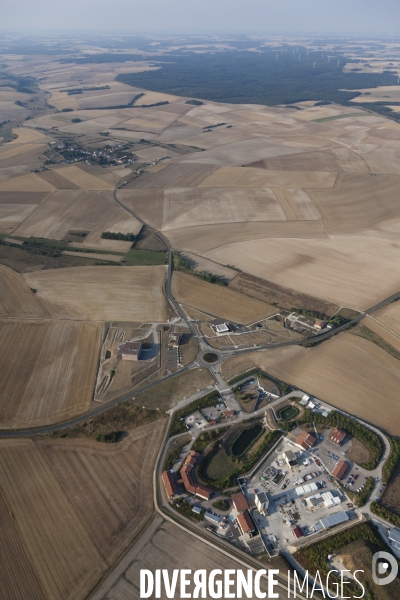 Vue aérienne du laboratoire de l Andra à Bure, projet Cigéo de stockage des déchets radioactifs