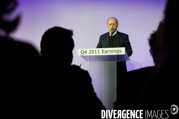 Paris : Ben Verwaayen, directeur general d Alcatel-Lucent.