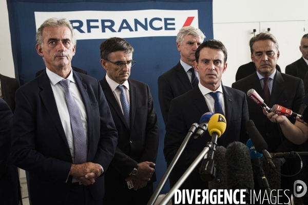 Manuel Valls chez Air France