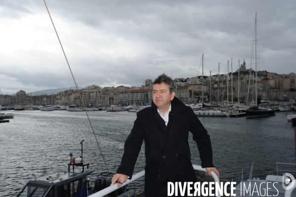 Mélenchon à Marseille pour une  politique de la mer 