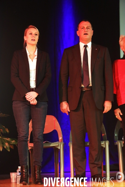 Meeting de Louis Aliot et Marion Maréchal Le Pen