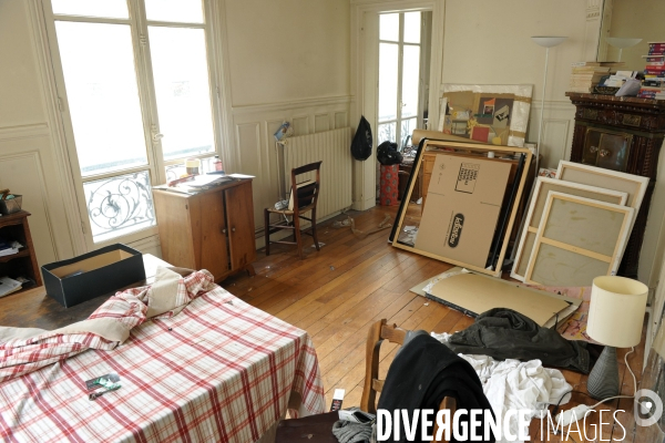 Illustration Decembre2015.Demenagement d un appartement parisien