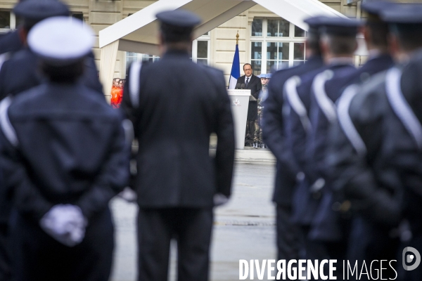 François Hollande: Voeux à la police et aux forces de sécurité intérieure