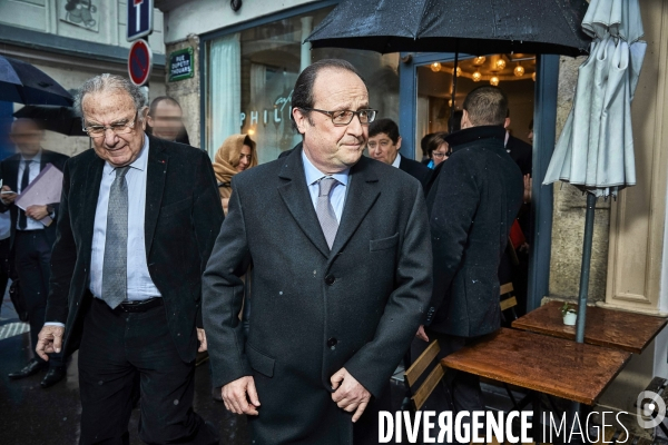 Le président François Hollande au forum  La France s engage 