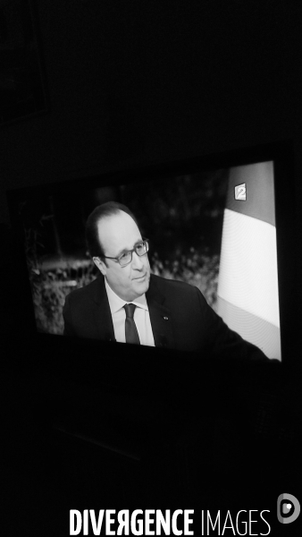 TV Conference de presse du President de la République François Hollande