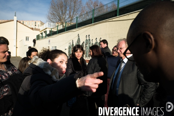 Visite de presse des écoles de Marseille