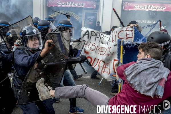 Lyon : Manifestation contre la loi travail