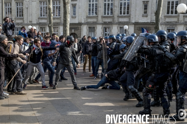 Lyon : Manifestation contre la loi travail