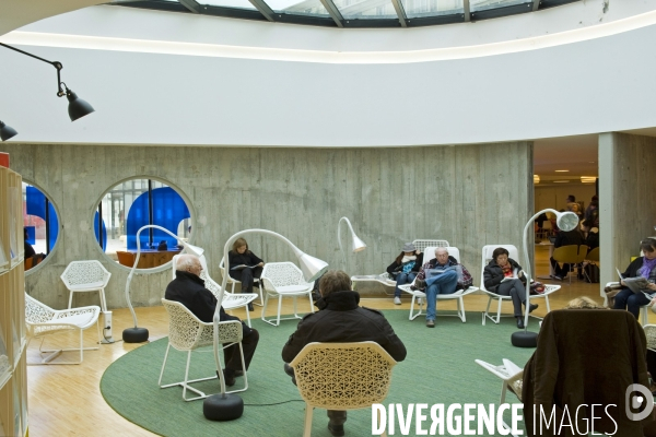 Mars2016. Mediatheque Oscar Niemeyer au Volcan du Havre
