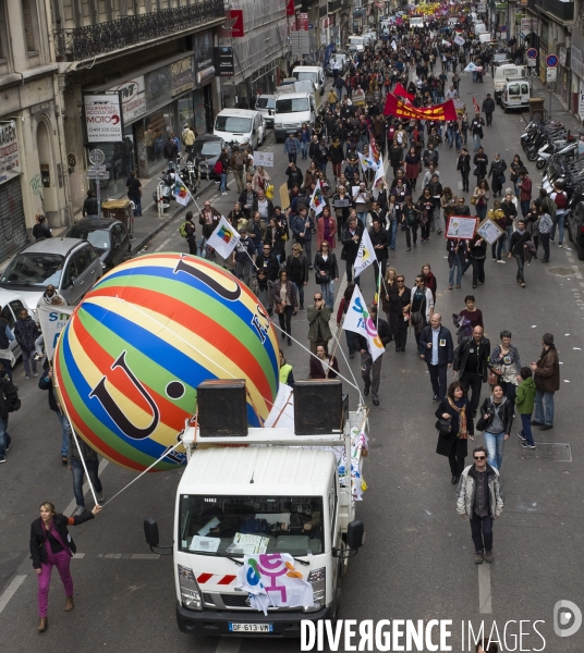 Manifestation contre la loi travail à Marseille