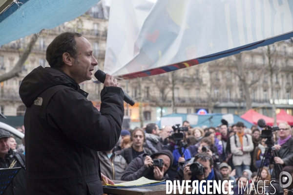 Nuit Debout place de la République 9 avril 2016